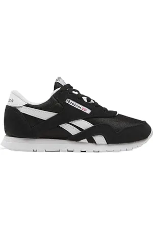 Reebok CL Nylon, Kapcie, Black/White, 32 EU, Czarny Biały, 32 EU