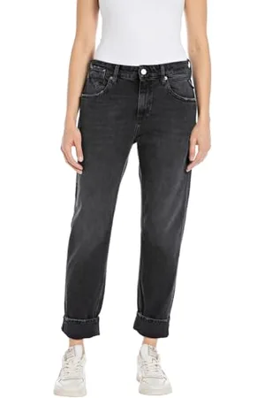 Replay Damskie dżinsy Slim Boyfit Marty Rose Label, , 26W / 28L