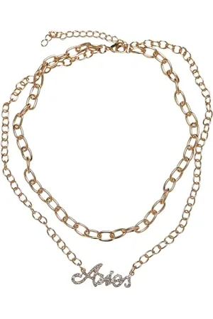 Urban classics Naszyjnik unisex Diamond Zodiac Golden Necklace, kolor , rozmiar uniwersalny