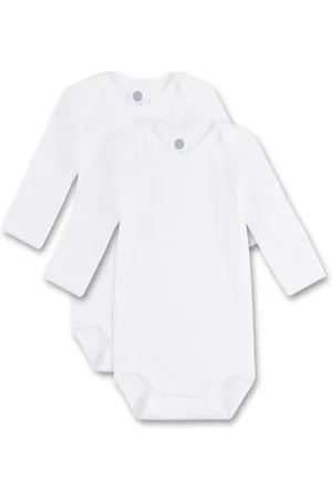 Sanetta Unisex – niemowlęce body 321861, 2 sztuki, jednokolorowe