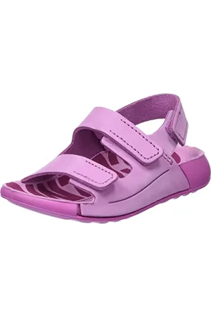 Ecco Dziewczęce sandały 2ND Cozmo Infant Flat San Sandal, różowe, 19 EU, , 19 EU