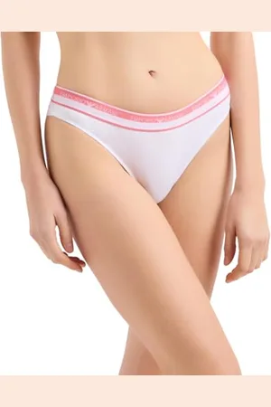 Emporio Armani Damskie majtki brazylijskie 2-pak, białe, XS, , XS