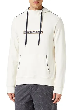Emporio Armani Męska bluza z kapturem szczotkowana Terry, , XL