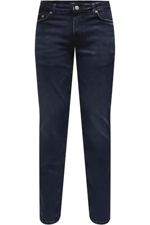 Only & Sons Męskie spodnie ONSLOOM Slim B.Black 4976 DNM Jeans NOOS spodnie, , 30/32, , 30W / 32L