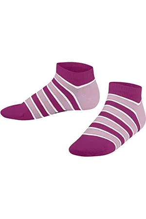 Falke Uniseks - dzieci Skarpety do trampek Simple Stripes K Sn Bawełna krótkie z wzorem 1 Para, , 23-26