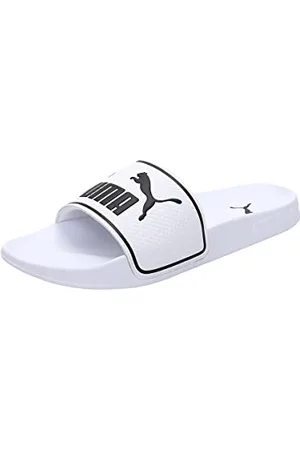 PUMA Unisex Leadcat 2.0 Slide Sandały, White Black - 42 EU