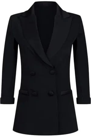 19V69 Italia Damska kurtka Alessandra Blezer Black Jacket, czarna, M, , M