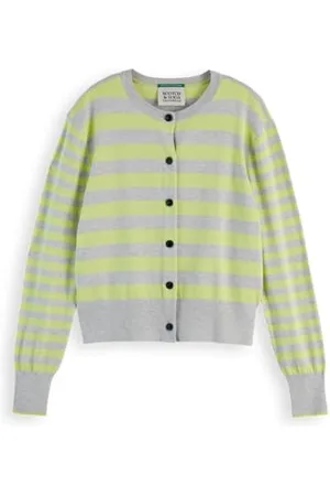 Scotch&Soda Crew Neck Relaxed Cardigan, , XS
