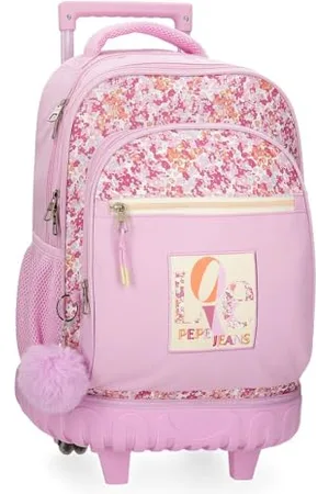 Pepe Jeans Sandra Plecak Compact 2 Koła 32x43x21 cms Poliester 28,9L by Joumma Bags, , Kompaktowy plecak 2 koła
