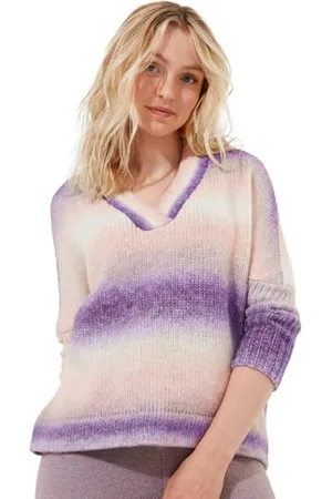 Joe Browns Damski sweter Sloe Joes Super miękki, oversize, ombre, dekolt w serek, sweter, , L