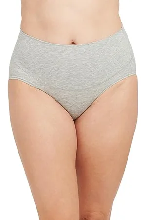 Spanx Cotton Control Brief Majtki damskie, Szary wrzos, XL