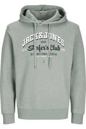 JACK & JONES JACK&JONES PLUS JJELOGO Sweat Hood 2 COL 24/25 NOOS PLS, , 6XL duże rozmiary
