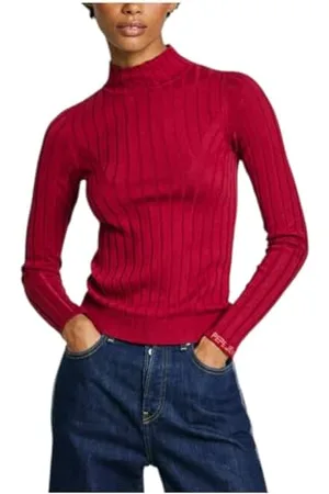 Pepe Jeans Damski golf Izabel, dzianina, czerwony, XS, , XS