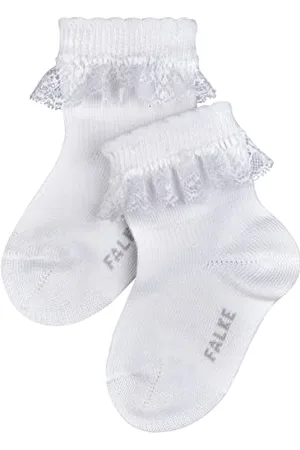 Falke Uniseks - niemowlęta Skarpety Romantic Lace B So Bawełna jednokolorowe 1 Para, , 62-68