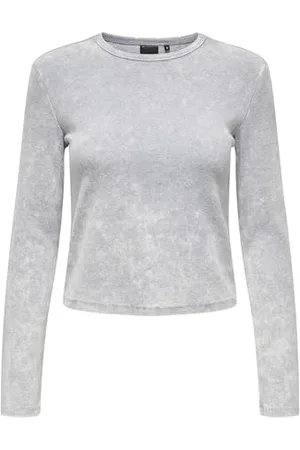 ONLY ONLVIOL Life LS Rib T-Shirt XT WVN, , M