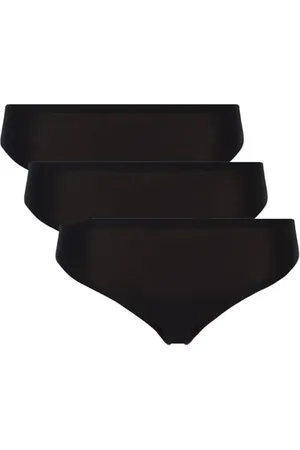 Chantelle Soft Stretch Thong 3-pak, czarny