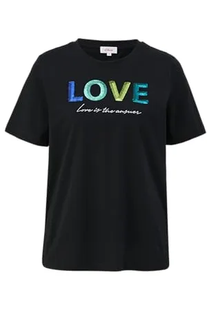 QS by s.Oliver T-shirt z cekinami, , 42