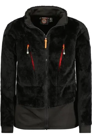 Geographical Norway Uliste męski gruby polar ciepły zamek błyskawiczny - kurtka zimowe ciepłe męskie miękkie bluzy z podszewką z długim rękawem - idealna na jesień i zimę ( XL), , XL
