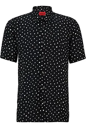 HUGO BOSS Męska koszula Ebor Black1, XXL, , XXL