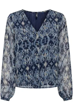 ONLY Onlluna L/S V-Neck Top Noos Ptm bluzka z długim rękawem, , M