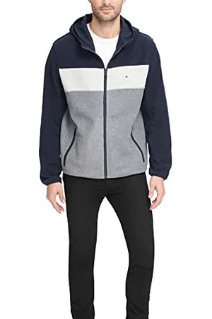 Tommy Hilfiger Męska kurtka polarowa z kapturem, , S