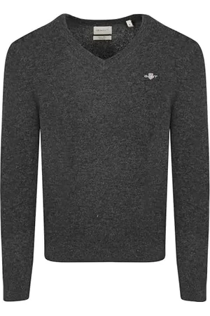 GANT Extrafine Lambswool dekolt w serek, , S