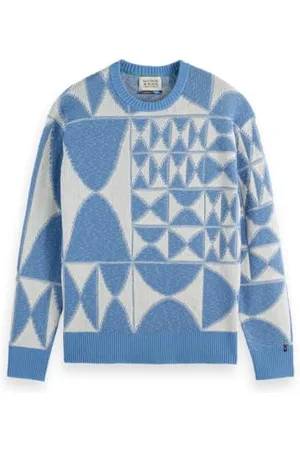Scotch&Soda Teksturowany żakardowy dekolt Crewneck, , S