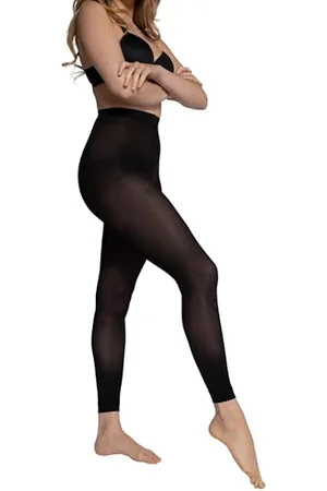 Ulla Popken Damskie duże rozmiary plus size legginsy do pończoch, 60 den 659026, , 44-46