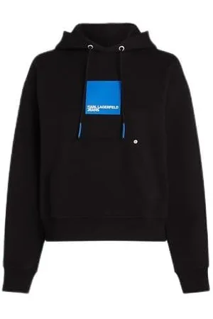 Karl Lagerfeld Regular Box Logo Hoodie, , XS
