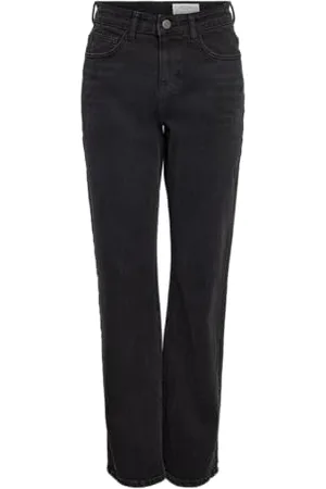 Noisy May Nmmonica Hw Straight Jean Black Noos, , 28W / 32L