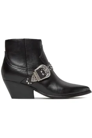 Guess Hermine, Botki damskie, Black, 37 EU, , 37 EU