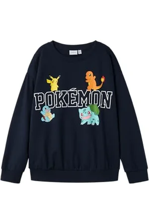NAME IT Kids Nkmday Nkmday Pokemon Nreg Sweat Bru Noos Sky, , 122-128