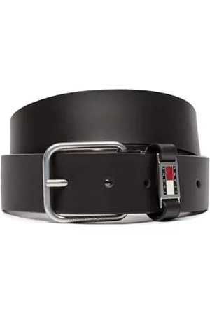 Tommy Hilfiger Męski pasek stały TJM Scanton 3.5, ciemnobrązowy, 115, , 115