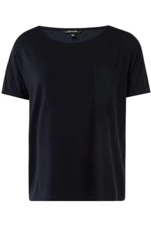 Comma, T-shirt z satyny, , 38