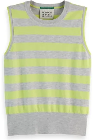 Scotch&Soda Crew Neck Relaxed Knitted Tank, , L