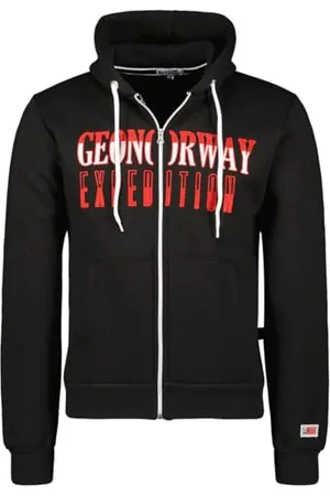 Geographical Norway Ghazen Męska bluza z kapturem z kieszenią kangurka - Bluza z logo sweter z kapturem ciepły długi rękaw - męska wiosna lato jesień zima ( 3XL), , 3XL