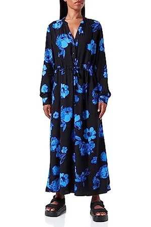 SELECTED SLFKATRINA LS AOP Ankle Dress NOOS, , 34