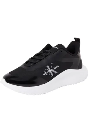 Calvin Klein CK JEANS Damska koszulka EVA RUNNER LOW LACE MIX ML WN YW0YW01442 Top, Czarna (Ck Black), 36 UK, , 39 EU