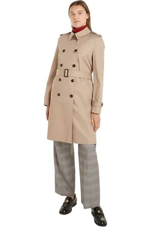 Tommy Hilfiger Damski trencz bawełniany Db Slim Fit, , 62