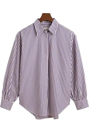 GANT REL Striped Volume Sleeve Shirt, , 44
