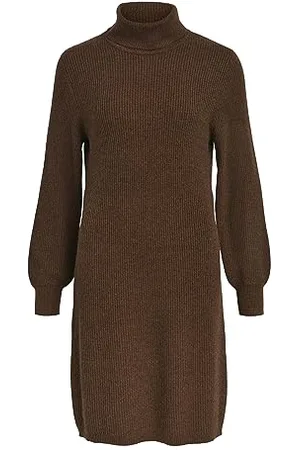 Object Sukienka damska OBJMALENA L/S z okrągłym dekoltem NOOS sukienka, , XS, , XS