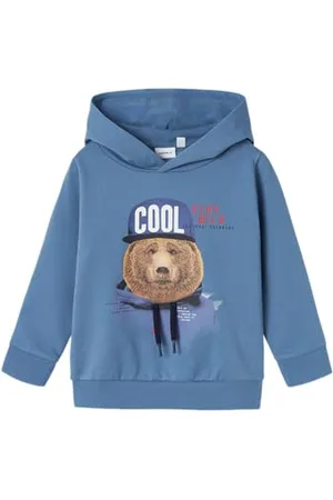 NAME IT Bluza z kapturem chłopięca Regular Fit, , 98