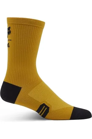 Fox Racing Unisex 8" Ranger Fox 77 skarpety, musztardowe 200 cm, X S, , XS-S