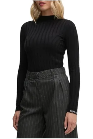 Pepe Jeans Damski golf Izabel, dzianina, czarny, XL, , XL