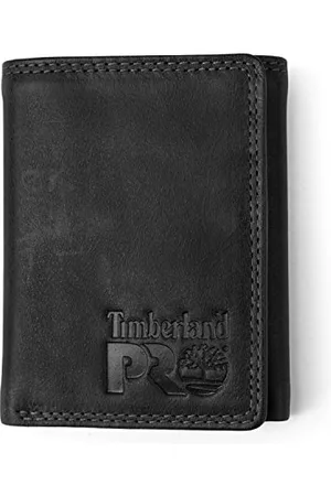 Timberland Męski skórzany portfel RFID potrójnie składany z okienkiem na dowód osobisty, , rozmiar uniwersalny