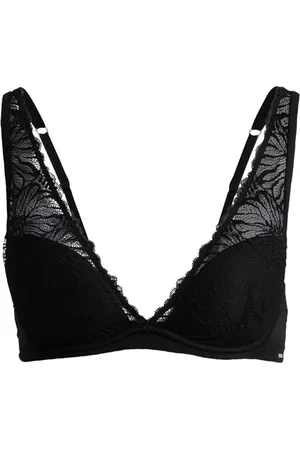 HUGO BOSS Damski biustonosz z fiszbinami Bianca, czarny 1, 90C, , 90C