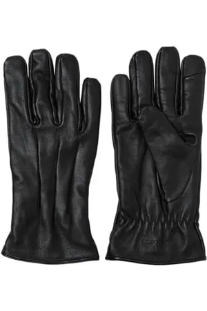 JACK & JONES Damskie rękawiczki Jacmontana Leather Gloves Noos, , L-XL