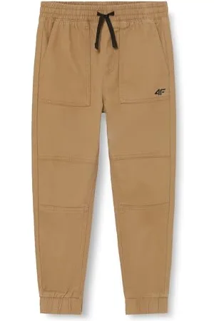 4F Trousers CAS M588 Brown 164 dla DZIECKA, , 164