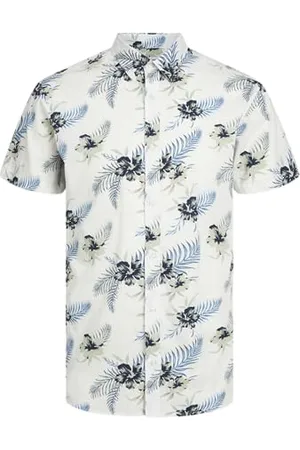 JACK&JONES JUNIOR Chłopięca Jjchill Aop Shirt Ss Jnr koszula, , 152