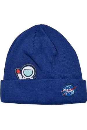 Mister Tee Unisex NASA Embroidery Kids Beanie Hat, , S-M